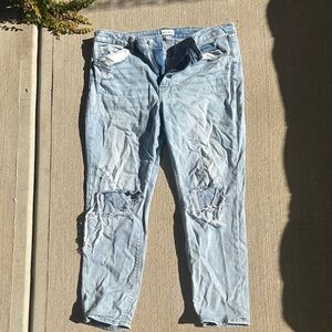 Light Blue Distressed Jeans